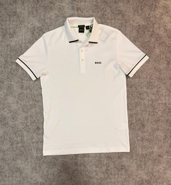 TIPO POLO BLANCA HUGO BOSS