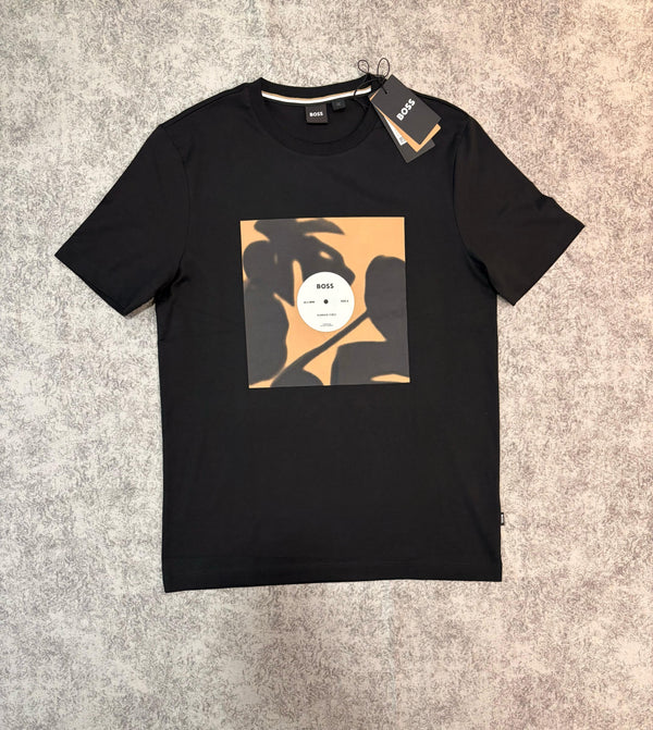 CAMISETA ESTAMPADA NEGRA HUGO BOSS