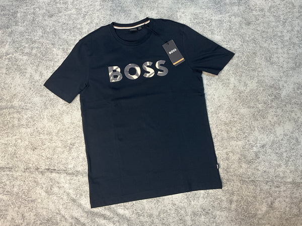 CAMISETA BÁSICA HUGO BOSS AZUL