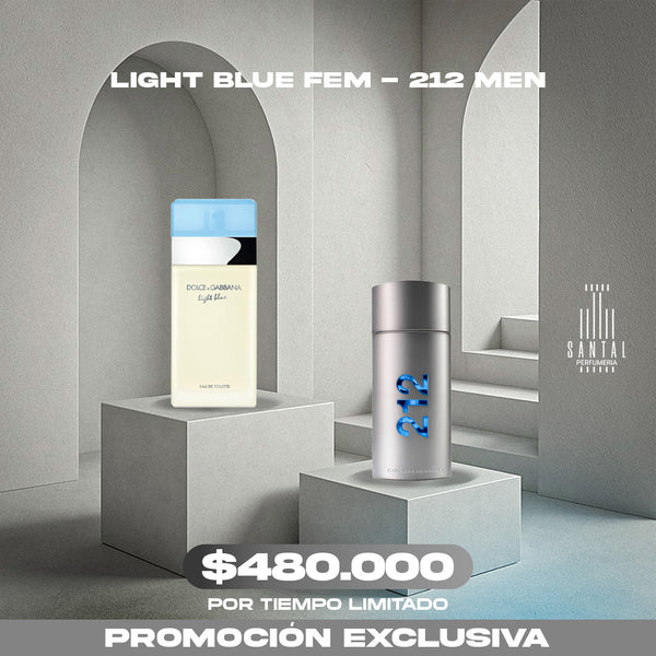 LIGHT BLUE FEM X 212 MEN